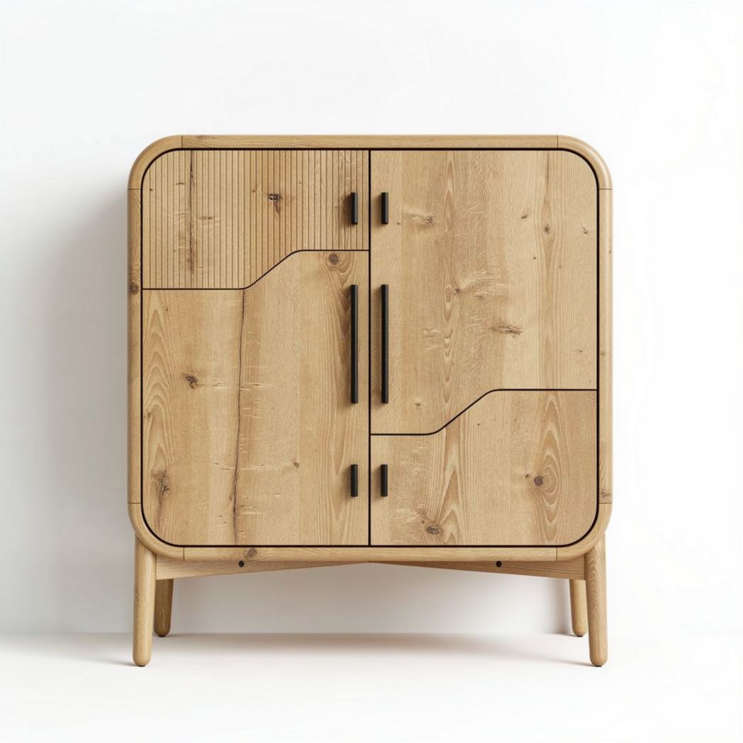 Dressoir van massief hout voor de eetkamer - 80 x 40 x 75cm