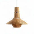 Hanglamp van gevlochten riet voor de eetkamer - 30 x 30 x 50cm